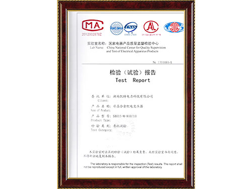 國家檢測報(bào)告 國家檢測報(bào)告
